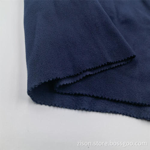 Polare Fleece-Stoffe aus massivem gebürstetem Polyester mit niedrigem MOQ